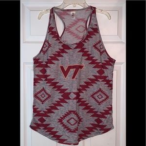Virginia Tech Hokies Aztec Print Tank Top